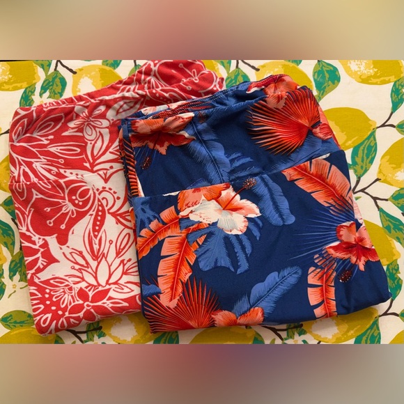 2 Pack TC2 Lularoe Leggings - Picture 1 of 4